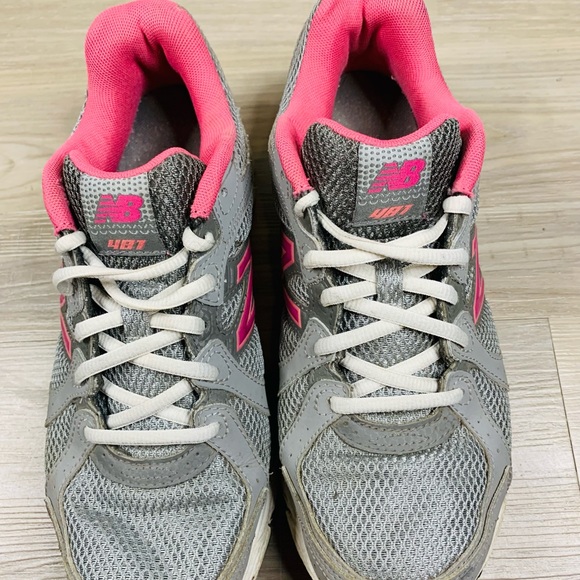 New Balance WE481GP1 Running 481 Pink Gray White - Picture 3 of 5